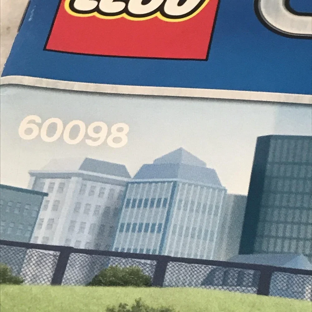 LEGO City 60098 Heavy-Haul Train Instruction Manual Booklet Only Original Set